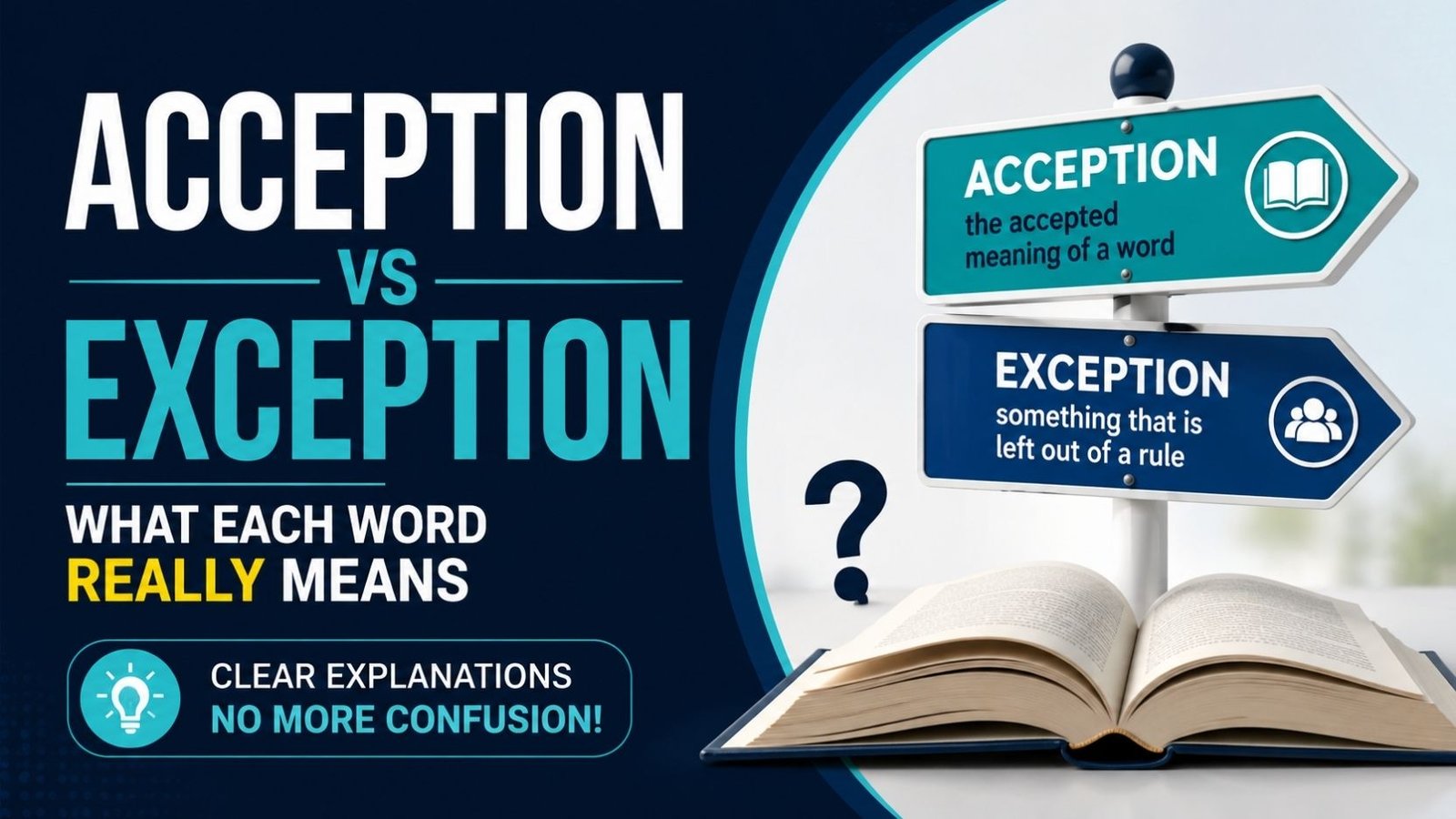 Acception Vs Exception: What Each Word Really Means