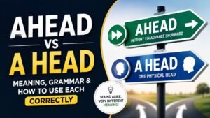 Ahead Vs A Head: Meaning, Grammar And How To Use Each Correctly