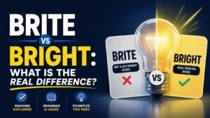 Brite Vs Bright: What Is The Real Difference?