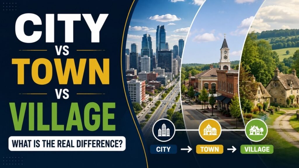 City Vs Town Vs Village: What Is the Real Difference?