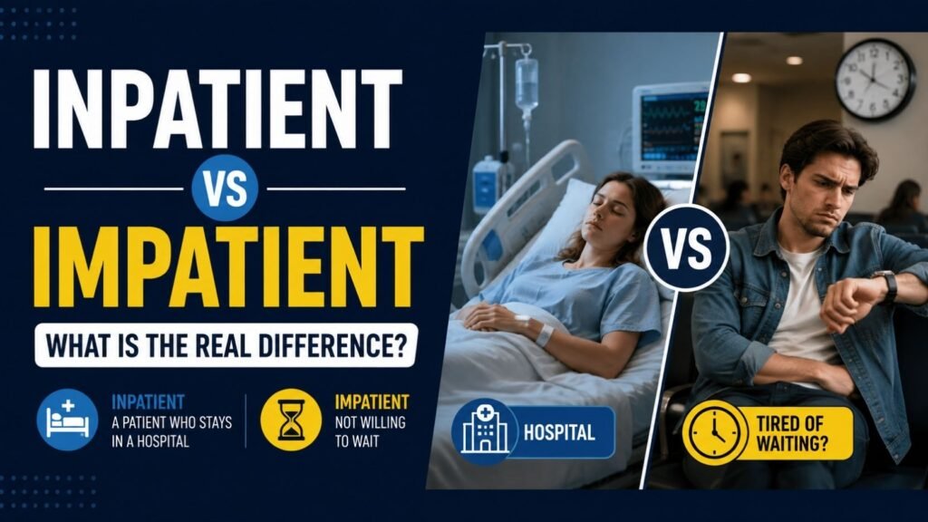 Inpatient Vs Impatient: What Is The Real Difference?