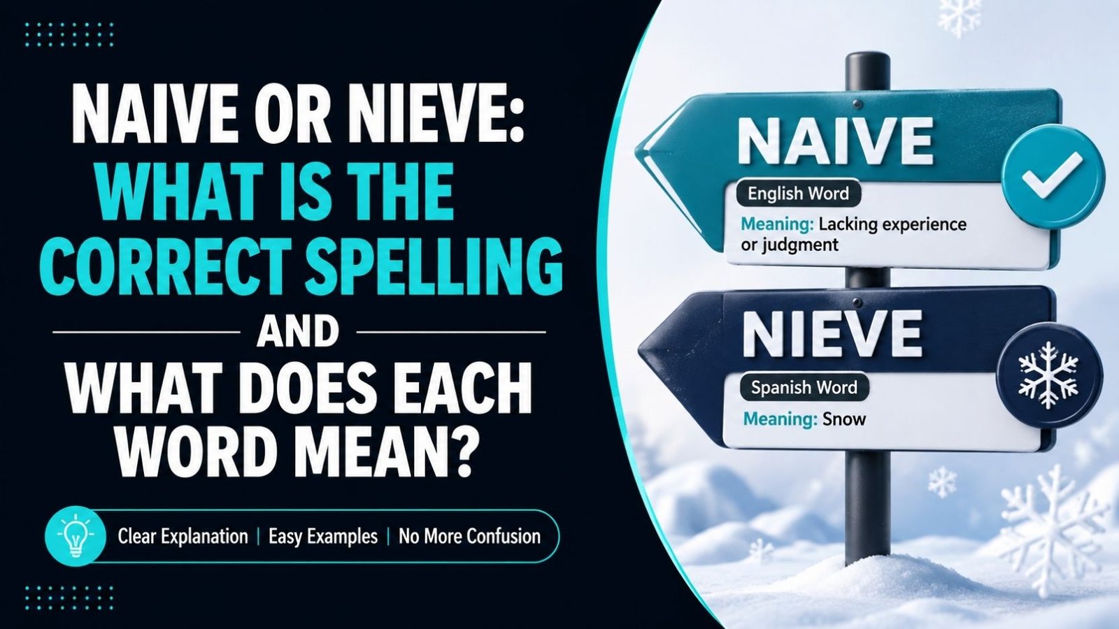 Naive Or Nieve: What Is the Correct Spelling And What Does Each Word Mean?