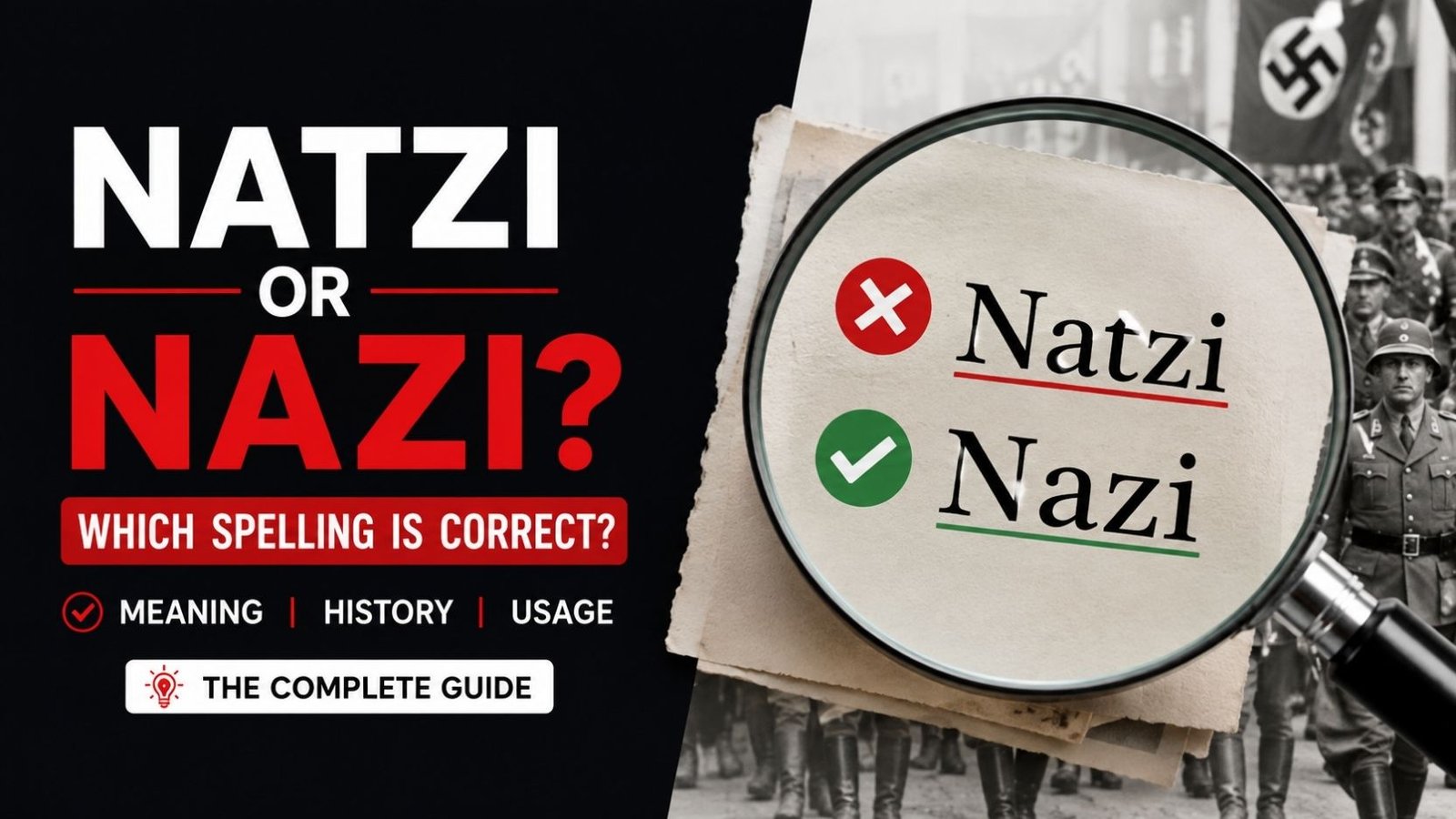 Natzi Or Nazi: Which Spelling Is Correct?