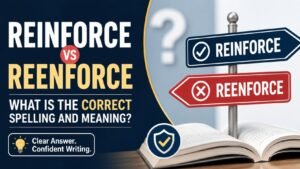Reenforce Vs Reinforce: What Is the Correct Spelling And Meaning?