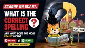 Scarry or Scary: What Is the Correct Spelling And What Does The Word Really Mean?