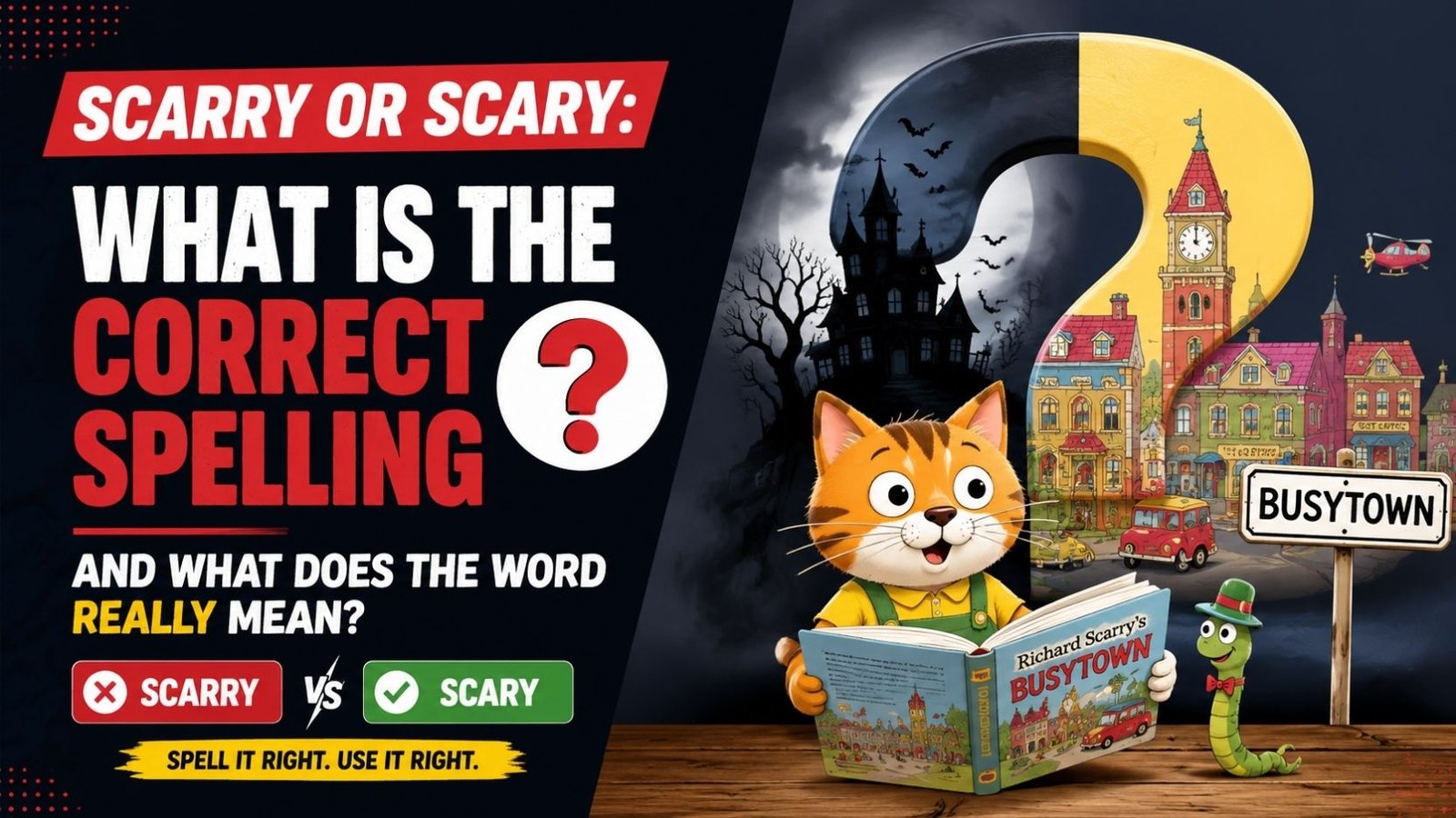 Scarry or Scary: What Is the Correct Spelling And What Does The Word Really Mean?