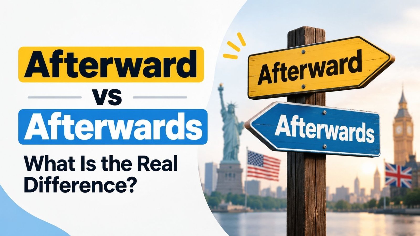 Afterward vs Afterwards: What Is the Real Difference?