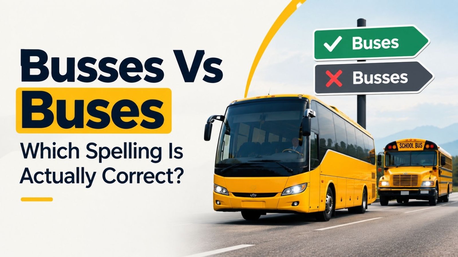 Busses Vs Buses: Which Spelling Is Actually Correct?