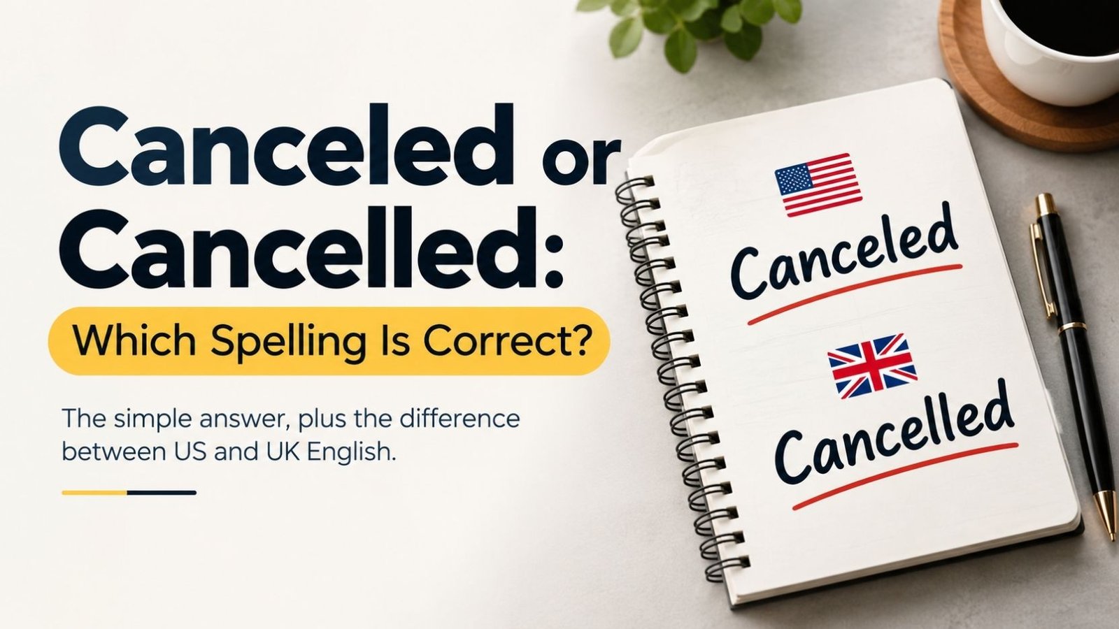 Canceled or Cancelled: Which Spelling Is Correct?