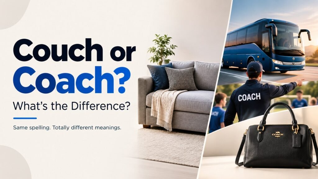 Couch or Coach: What's the Difference?