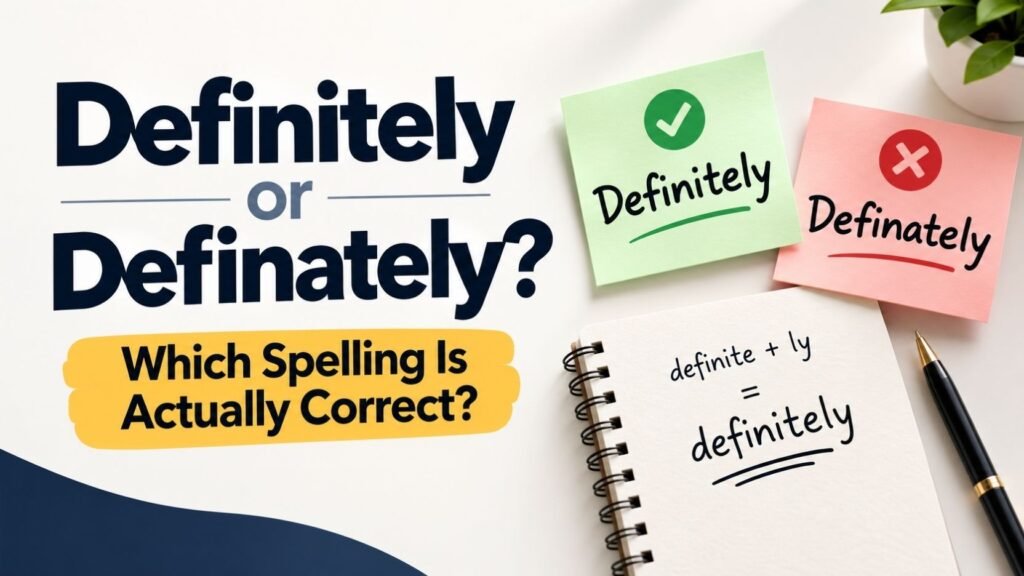 Definitely or Definately: Which Spelling Is Actually Correct?