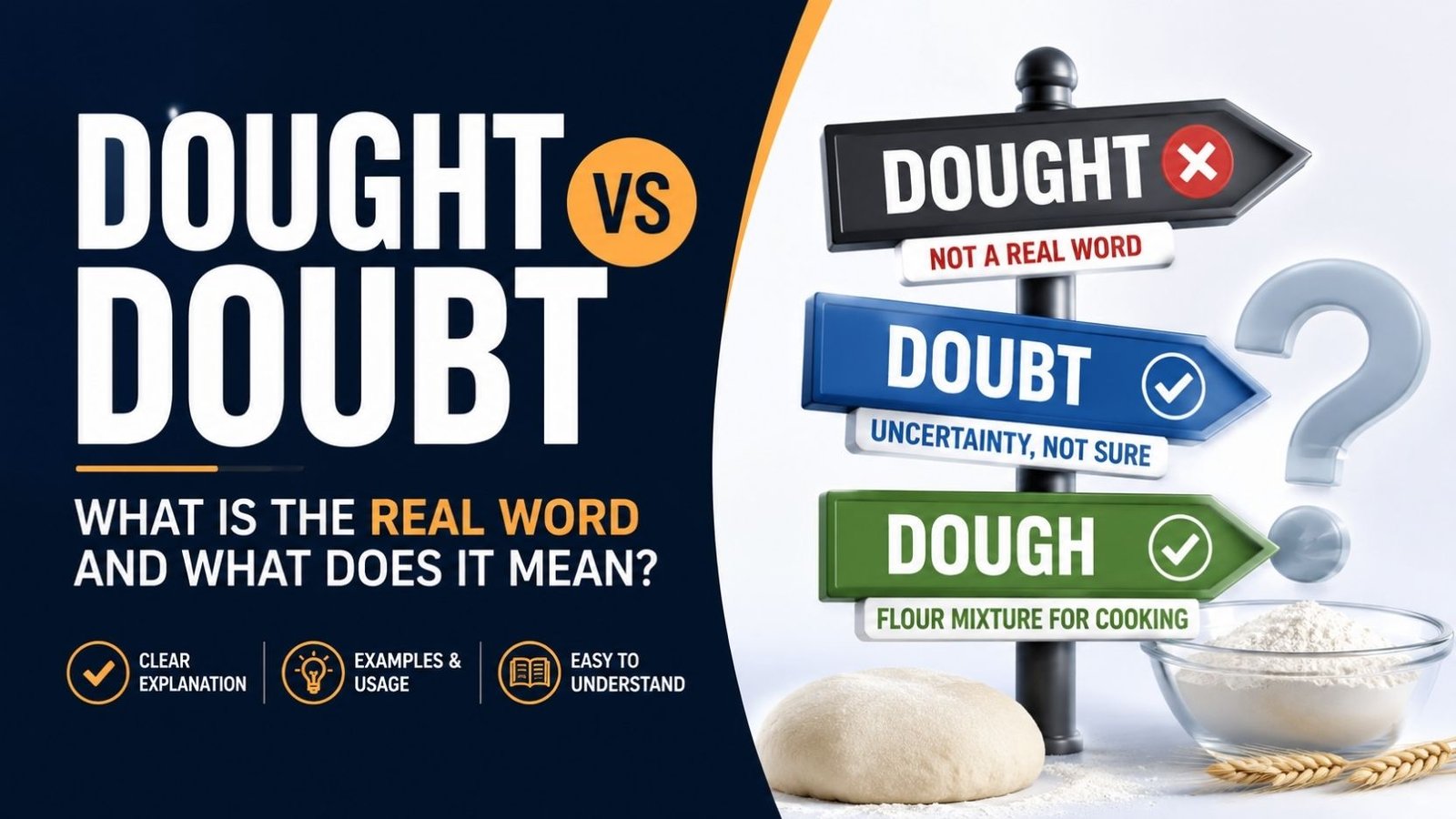Dought Vs Doubt: What Is The Real Word And What Does It Mean?