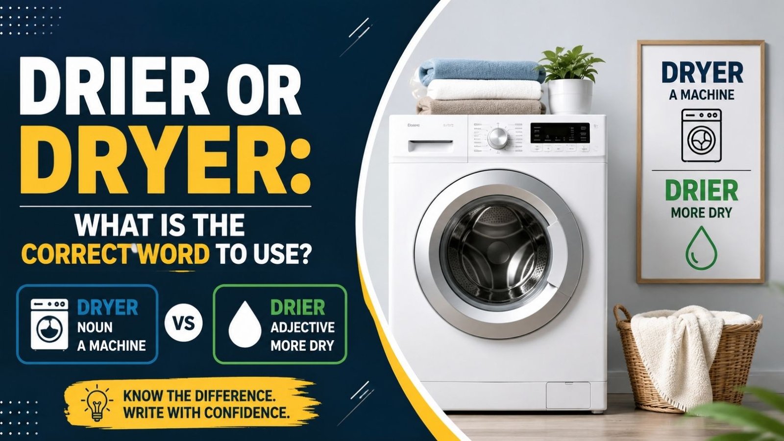 Drier Or Dryer: What Is The Correct Word To Use?