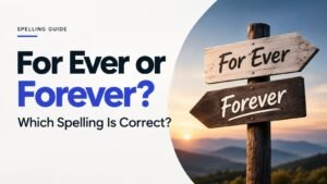 For Ever or Forever: Which Spelling Is Correct?