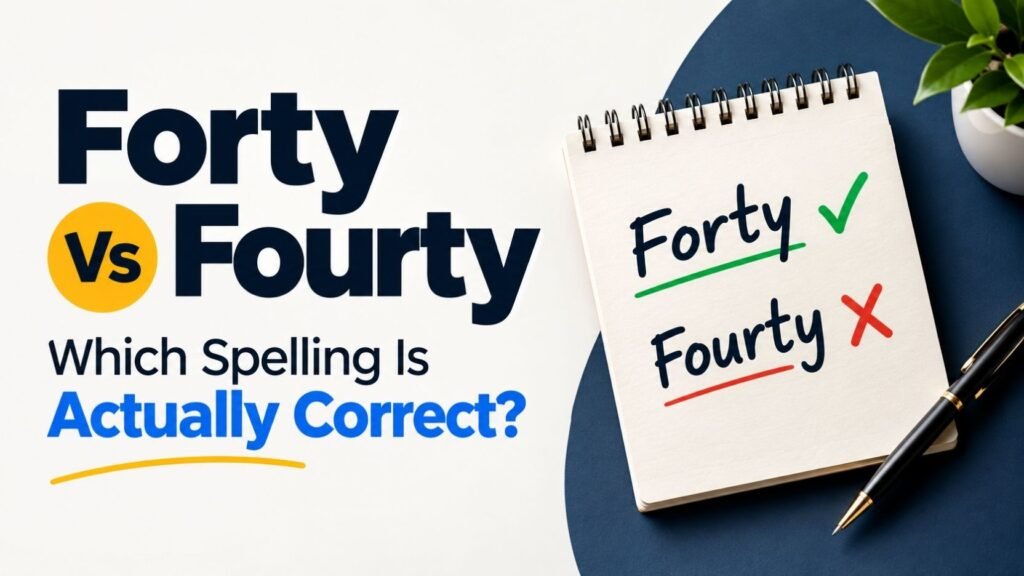 Forty Vs Fourty: Which Spelling Is Actually Correct?