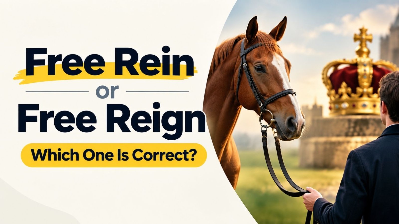 Free Rein or Free Reign: Which One Is Correct?