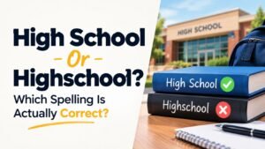 High School Or HighSchool: Which Spelling Is Actually Correct?