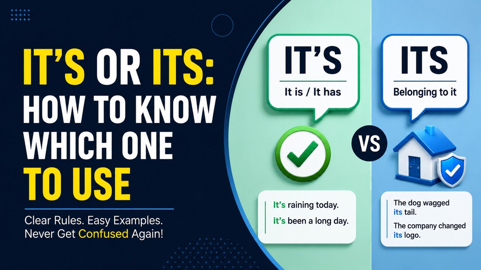 It's Or Its: How To Know Which One To Use