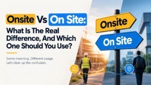 Onsite Vs On Site: What Is The Real Difference, And Which One Should You Use?