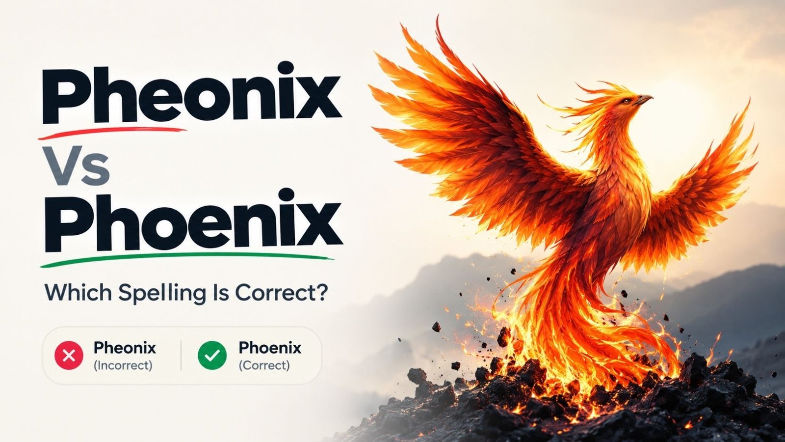 Pheonix Vs Phoenix: Which Spelling Is Correct?