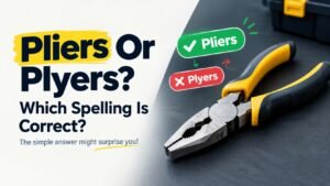 Pliers Or Plyers: Which Spelling Is Correct?