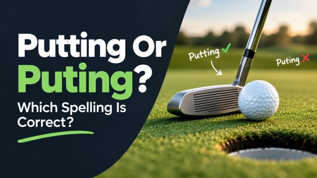 Puting Or Putting: Which Spelling Is Correct?