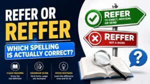 Refer Or Reffer: Which Spelling Is Actually Correct?