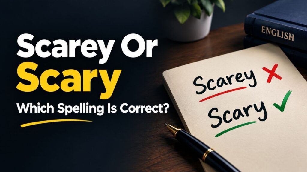 Scarey Or Scary: Which Spelling Is Correct?