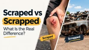 Scraped vs Scrapped: What Is the Real Difference?