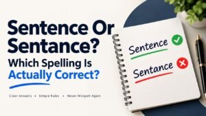 Sentence Or Sentance: Which Spelling Is Actually Correct?