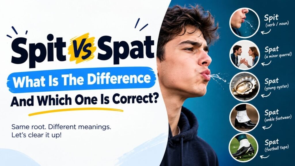 Spit Vs Spat: What Is The Difference And Which One Is Correct?