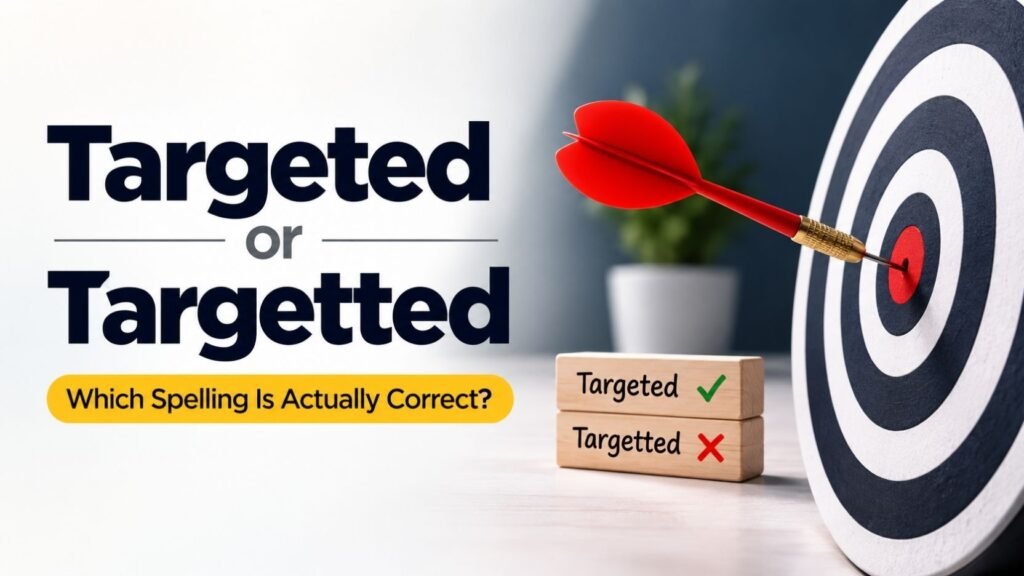 Targeted Or Targetted: Which Spelling Is Actually Correct?