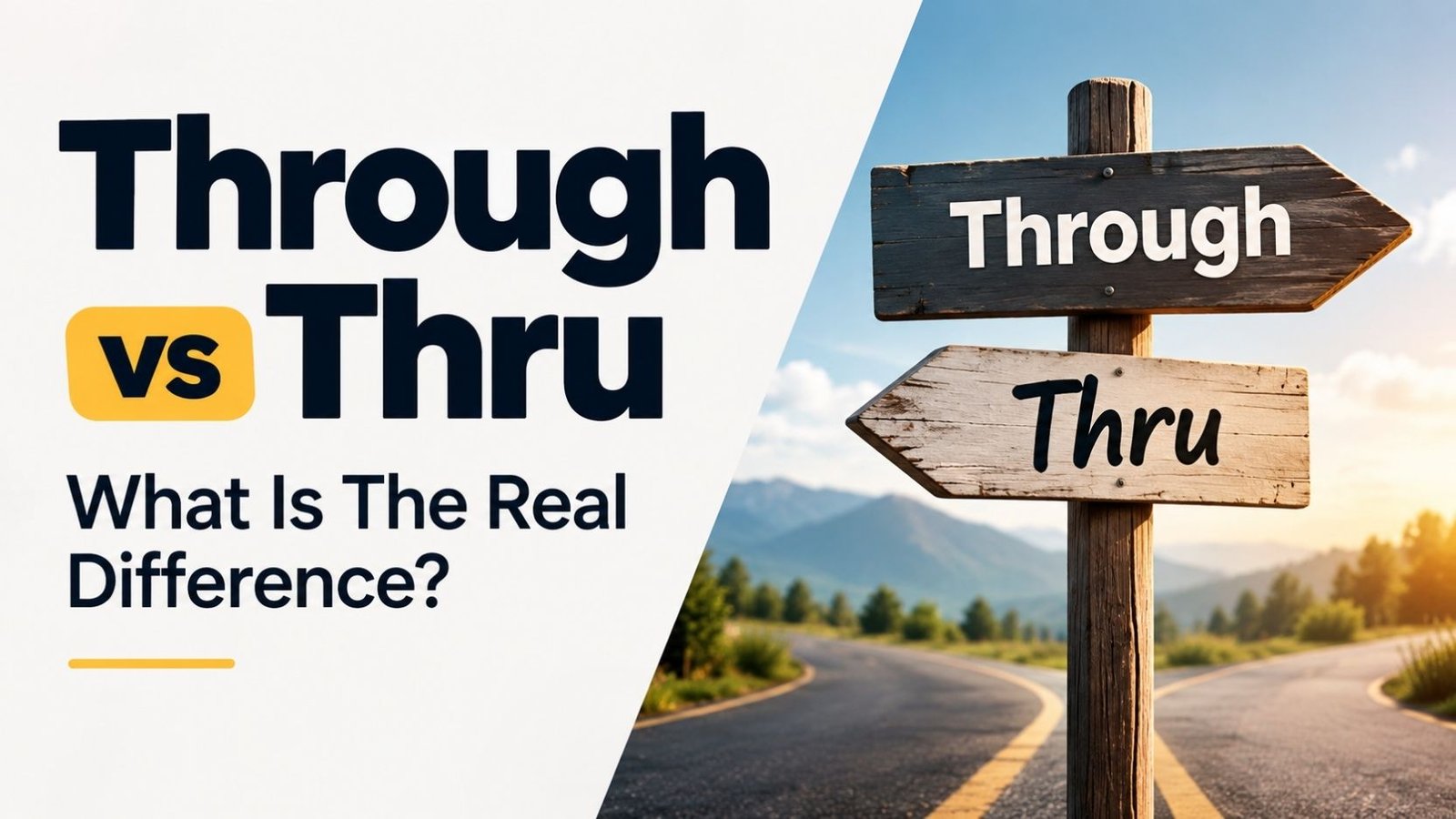 Through vs Thru: What Is The Real Difference?