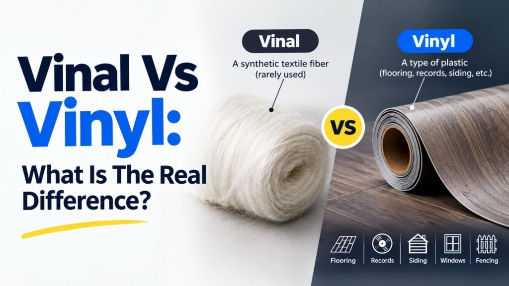 Vinal Vs Vinyl: What Is The Real Difference?