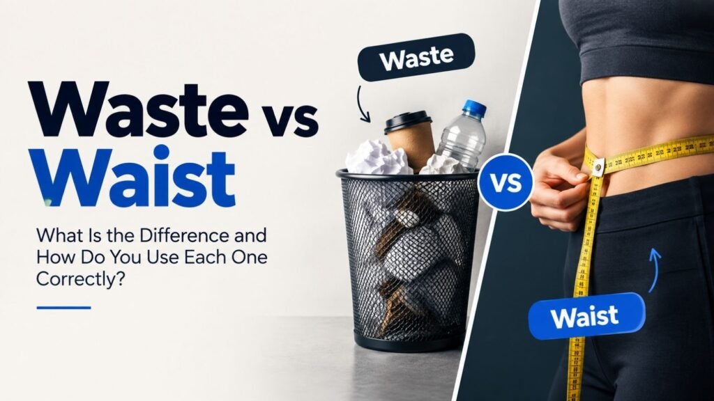 Waste vs Waist: What Is the Difference and How Do You Use Each One Correctly?