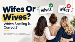Wifes Or Wives: Which Spelling Is Correct?