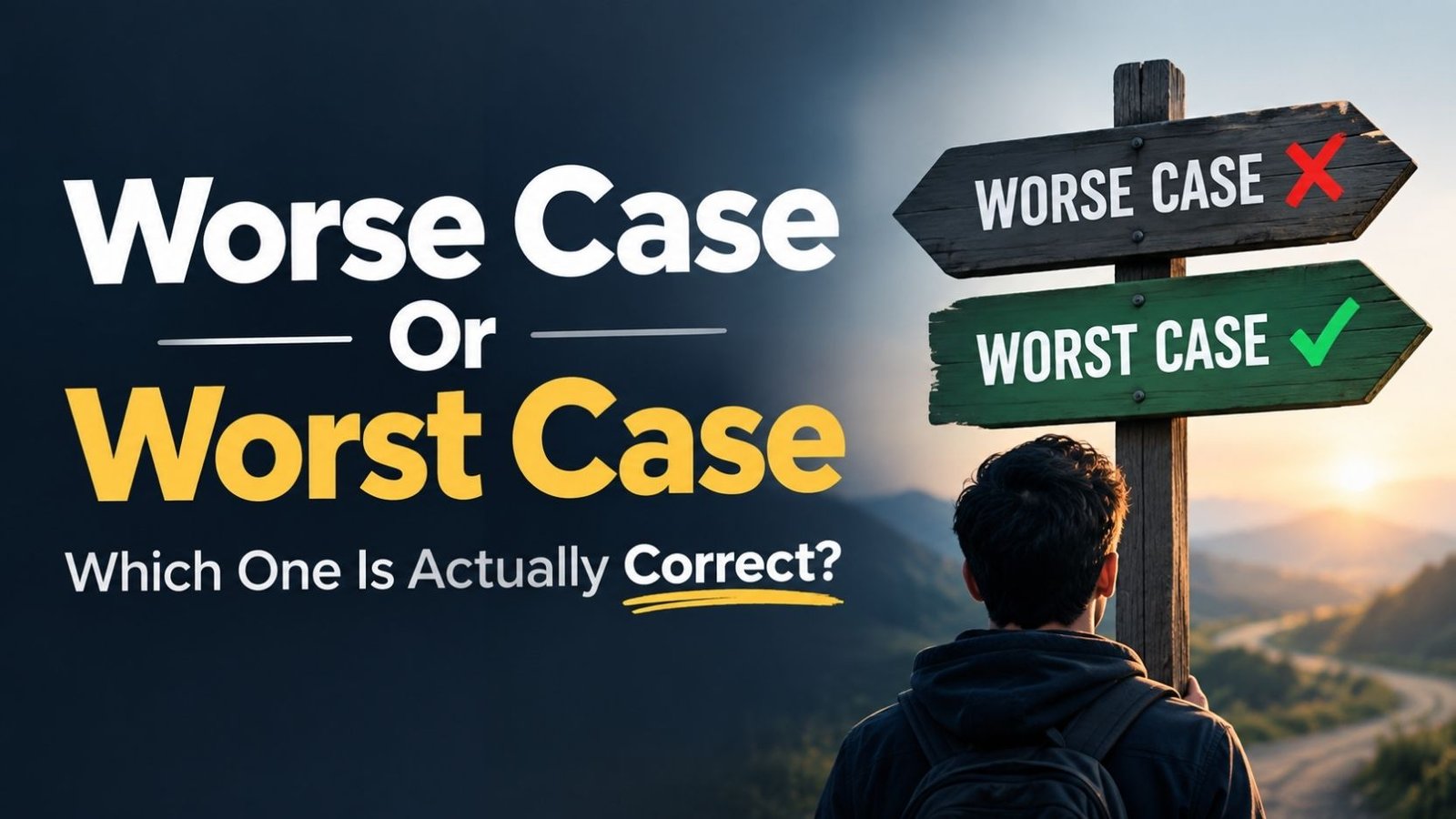 Worse Case Or Worst Case: Which One Is Actually Correct?