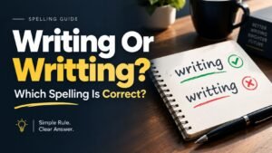 Writing Or Writting: Which Spelling Is Correct?