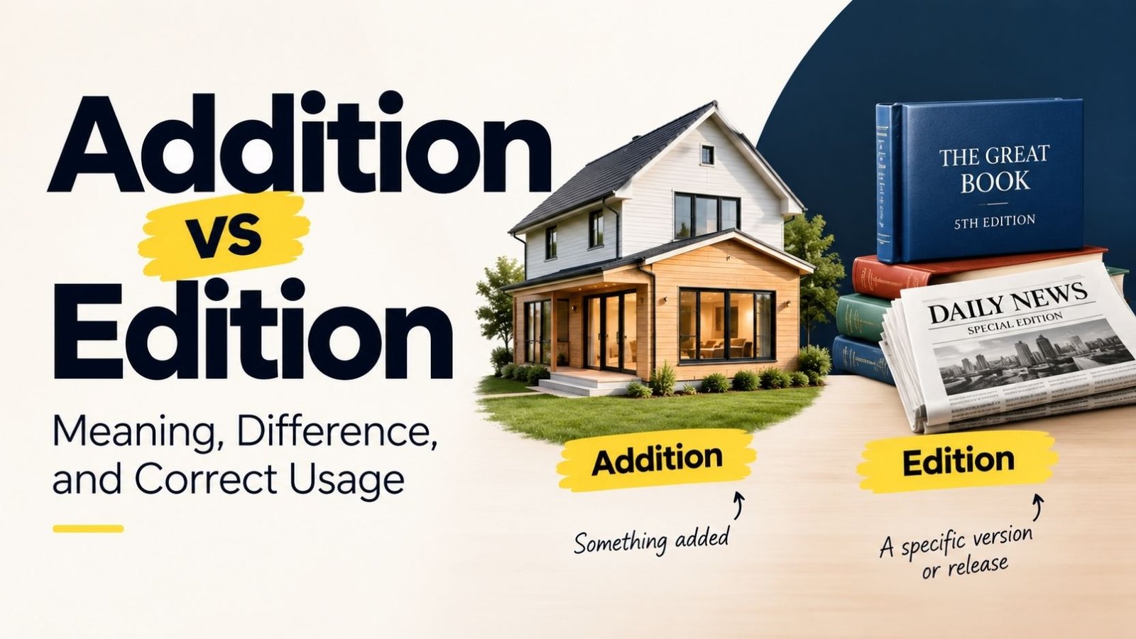 Addition vs Edition: Meaning, Difference, and Correct Usage