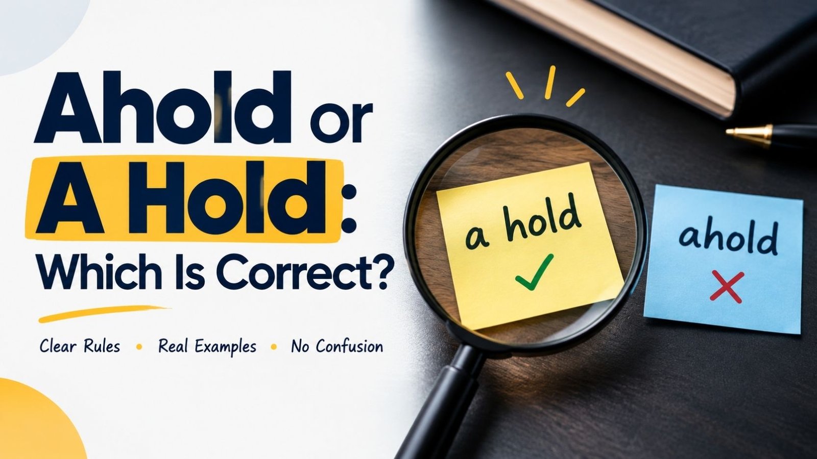 Ahold or A Hold: Which Is Correct?