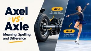 Axel vs Axle: Meaning, Spelling, and Difference