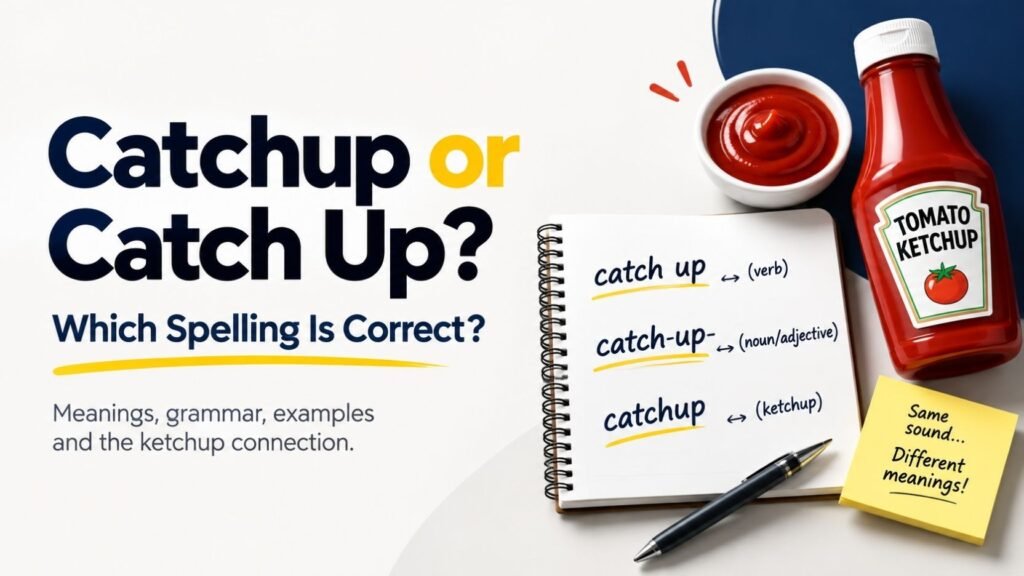 Catchup or Catch Up: Which Spelling Is Correct?