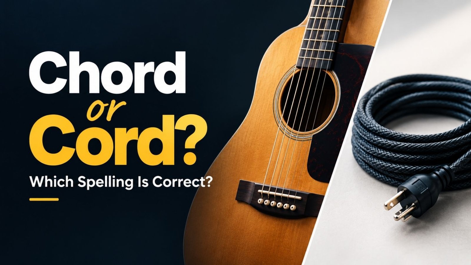 Chord or Cord: Which Spelling Is Correct?