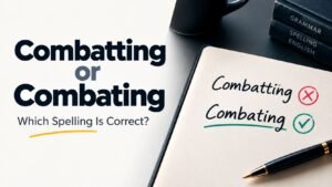 Combatting or Combating: Which Spelling Is Correct?