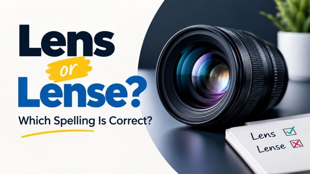 Lens or Lense: Which Spelling Is Correct?