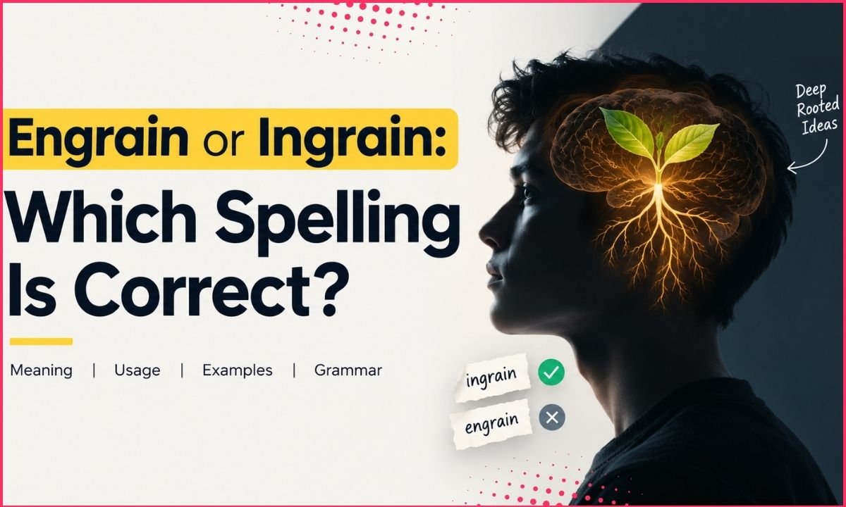 Engrain or Ingrain: Which Spelling Is Correct?