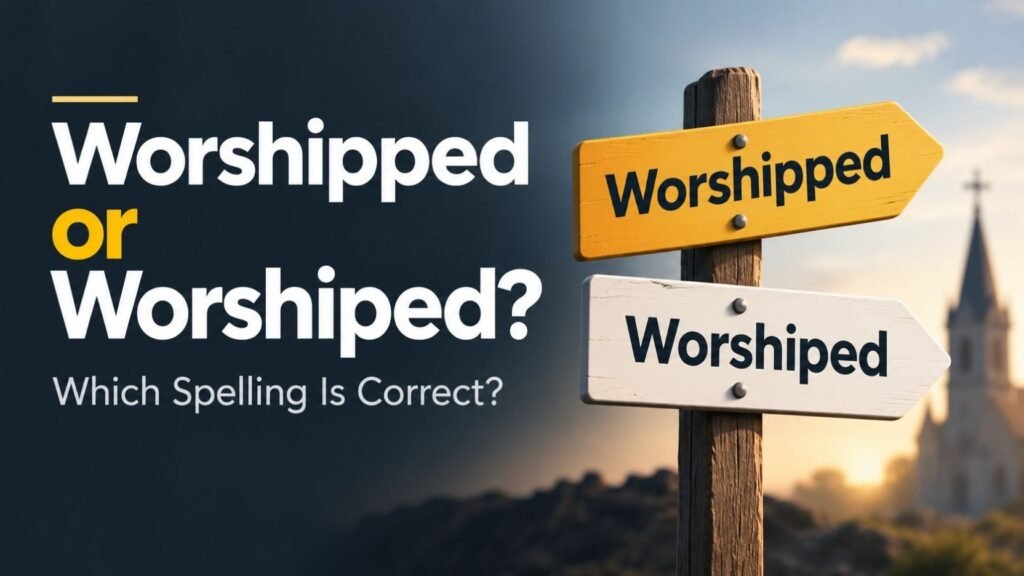 Worshipped or Worshiped: Which Spelling Is Correct?