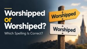 Worshipped or Worshiped: Which Spelling Is Correct?